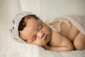 So bearbeite ich Neugeborenenbilder
